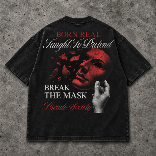 PSEUDO SOCIETY - BREAK THE MASK TEE
